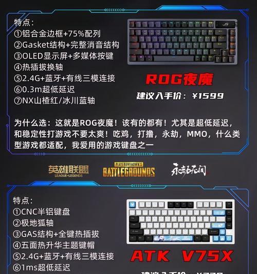 什么比赛打游戏用键盘？键盘选择标准是什么？