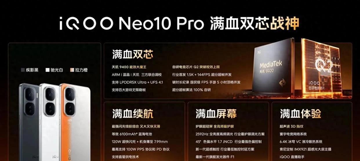 天玑9400+6100mAh长续航，这款手机千元档表现亮眼